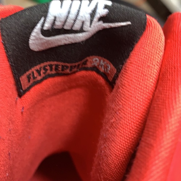 Nike Men's Flystepper 2K3 High Tops Shoes Size 15 Sneakers Red - Picture 10 of 12